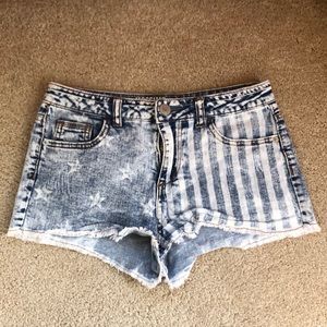 Mossimo Supply Co High Rise Denim Shorts